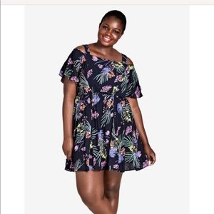 Brand New City Chic Exotic frills dress